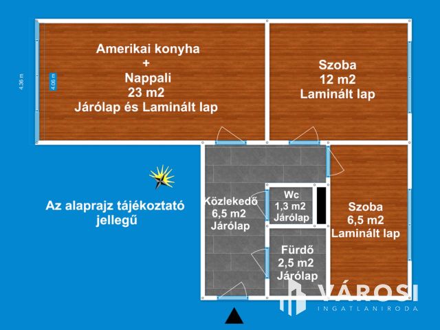 Amerikai konyhás nappalis teljesen felújított panel lakás