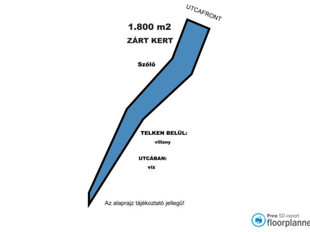 Panorámás zártkerti telek Kőszeg kedvelt Királyvölgyében!